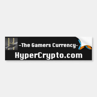 Coche pegatina para el parachoques de HyperCrypto.com