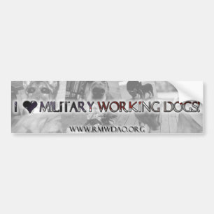 Coche Pegatina para el parachoques de I <3 MWDs