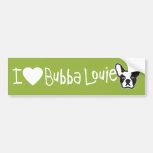 Coche Pegatina para el parachoques de I (corazón) Bubba