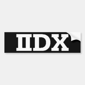 Coche Pegatina para el parachoques de IIDX