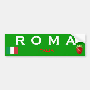 Coche Pegatina para el parachoques de Italia - de Roma