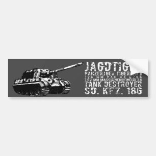 Coche Pegatina para el parachoques de JAGDTIGER