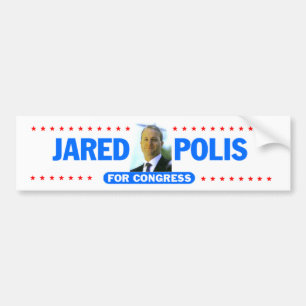 Coche Pegatina para el parachoques de Jared Polis