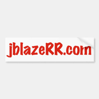 Coche pegatina para el parachoques de jblazeRR.com