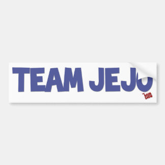 Coche Pegatina para el parachoques de JeJo del equipo