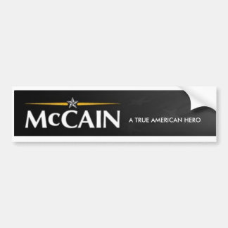 Coche Pegatina para el parachoques de JOHN MCCAIN