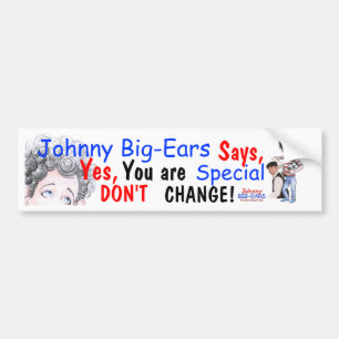 Coche Pegatina para el parachoques de Johnny