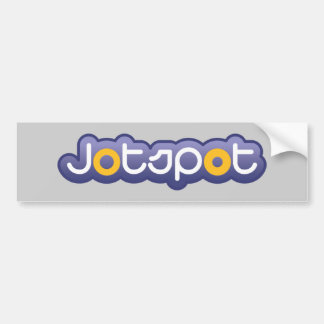 Coche Pegatina para el parachoques de Jotspot