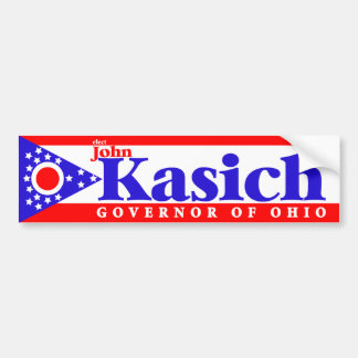 Coche Pegatina para el parachoques de Juan Kasich