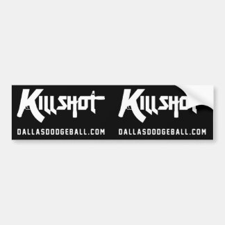 Coche Pegatina para el parachoques de KILLSHOT Dodgeball