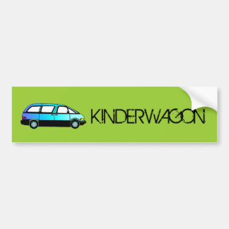 Coche Pegatina para el parachoques de KINDERWAGON