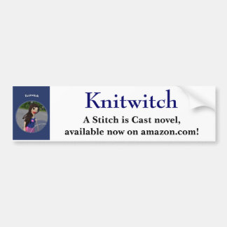 Coche Pegatina para el parachoques de Knitwitch