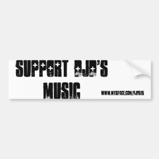 Coche Pegatina para el parachoques de la "ayuda DJD"