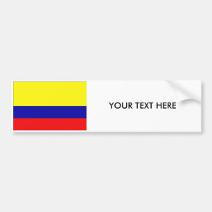 Coche Pegatina para el parachoques de la BANDERA de