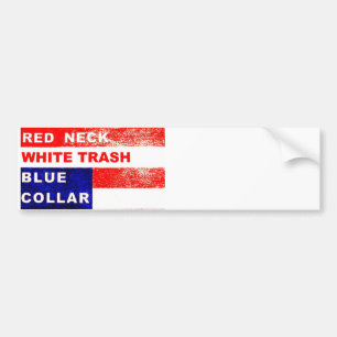 Coche Pegatina para el parachoques de la basura blanca