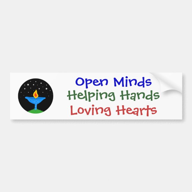 Coche Pegatina para el parachoques de la cáliz (Frente)