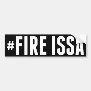 COCHE PEGATINA PARA EL PARACHOQUES DE LA ISSA HASHTAG