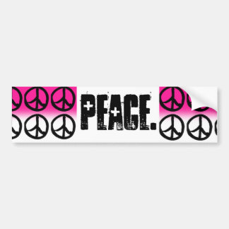 Coche Pegatina para el parachoques de la paz