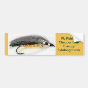 Coche Pegatina para el parachoques de la pesca con mosca