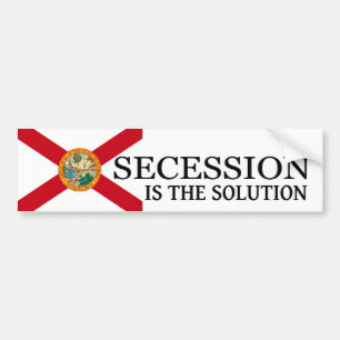 Coche Pegatina para el parachoques de la secesión de la