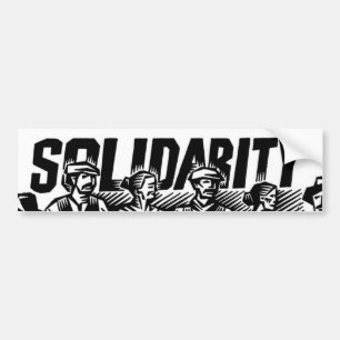 Coche Pegatina para el parachoques de la solidaridad del