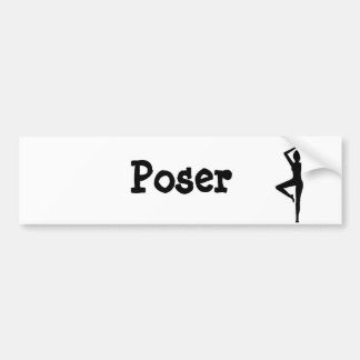 Coche Pegatina para el parachoques de la yoga