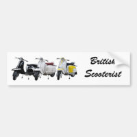 Pegatina para el parachoques de Lambretta