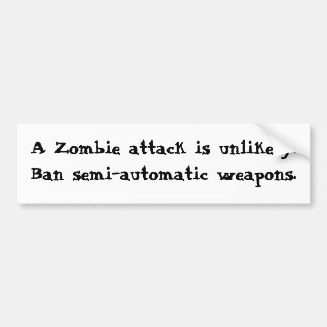 Coche Pegatina para el parachoques de las armas (Frente)