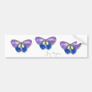 Coche Pegatina para el parachoques de las mariposas