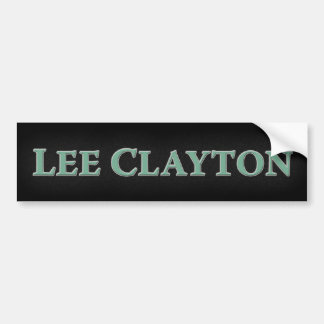 Coche Pegatina para el parachoques de Lee Clayton