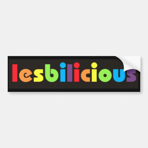 Coche Pegatina para el parachoques de Lesbilicious