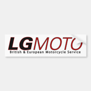 Coche Pegatina para el parachoques de LGmoto