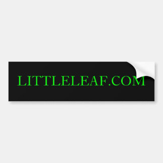 Coche Pegatina para el parachoques de LITTLELEAF.COM