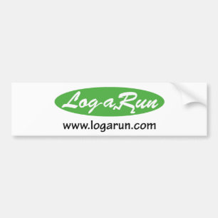 Coche pegatina para el parachoques de Logarun.com