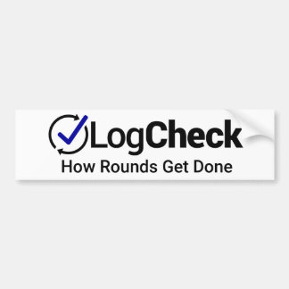 Coche Pegatina para el parachoques de LogCheck