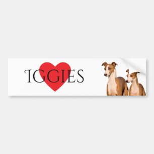 Coche Pegatina para el parachoques de los galgos