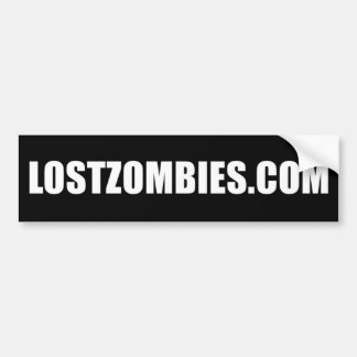 Coche Pegatina para el parachoques de LOSTZOMBIES.COM