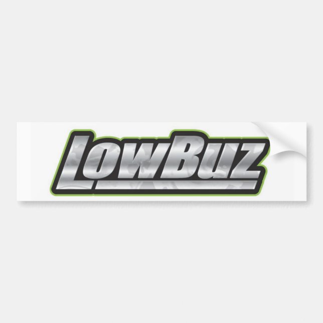 Coche Pegatina para el parachoques de LowBuz (Frente)