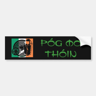 Coche Pegatina para el parachoques de LSS Póg MES Thóin