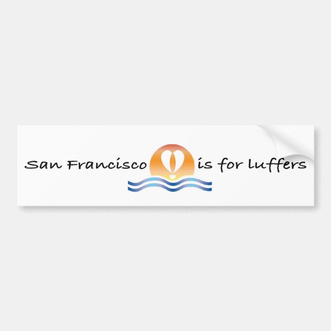 Coche Pegatina para el parachoques de Luffers Sunset_San (Frente)