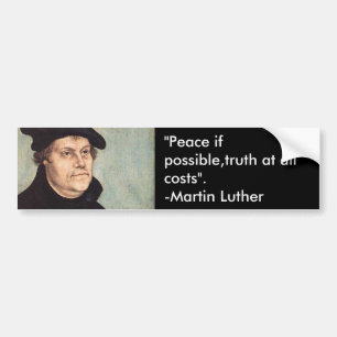 Coche Pegatina para el parachoques de Luther