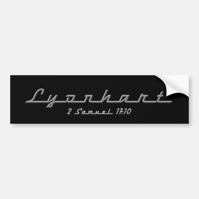 Coche Pegatina para el parachoques de Lyonhart (Frente)