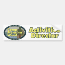 Pegatina para el parachoques de madera de la