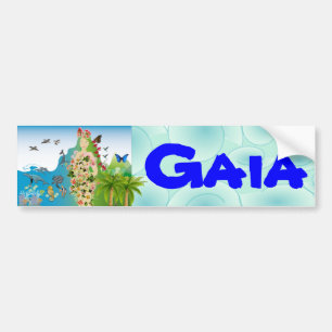 Coche Pegatina para el parachoques de mamá Gaia
