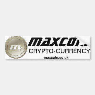 Coche Pegatina para el parachoques de Maxcoin