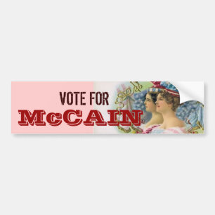 Coche Pegatina para el parachoques de McCain