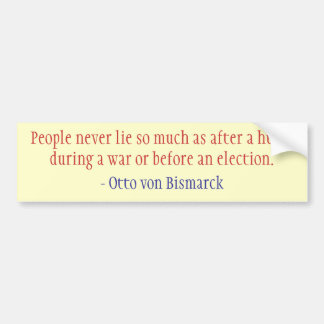 Coche Pegatina para el parachoques de mentira de la