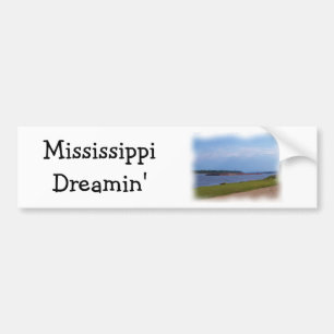 Coche Pegatina para el parachoques de Mississippi