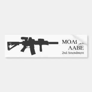 Coche Pegatina para el parachoques de MOLON LABE