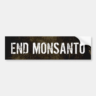 Coche Pegatina para el parachoques de Monsanto del final